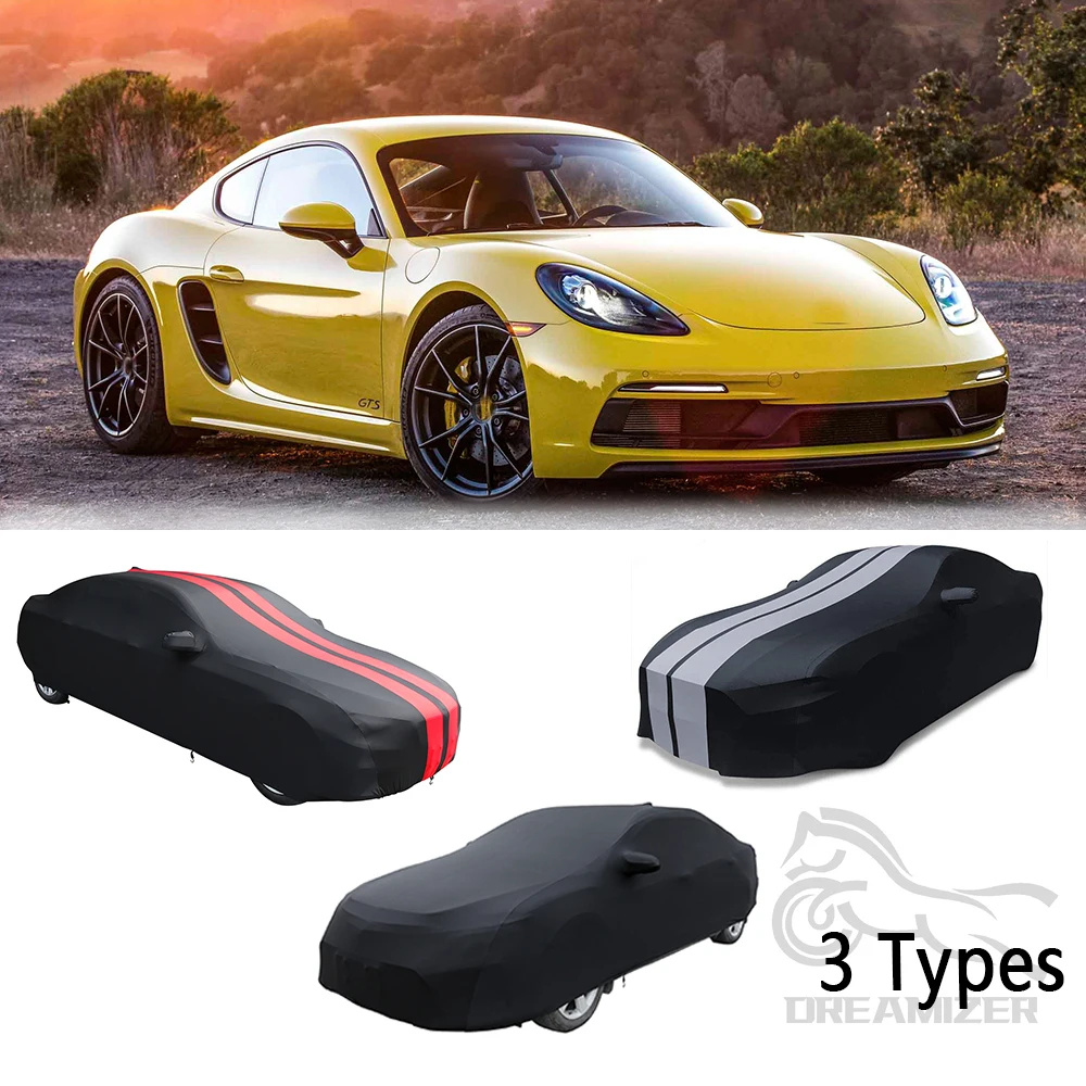 Universal Car Covers Stretch Cloth Special Car Clothing Auto Cover Indoor Dust Sun Protection Exterior Accessories For Porsche