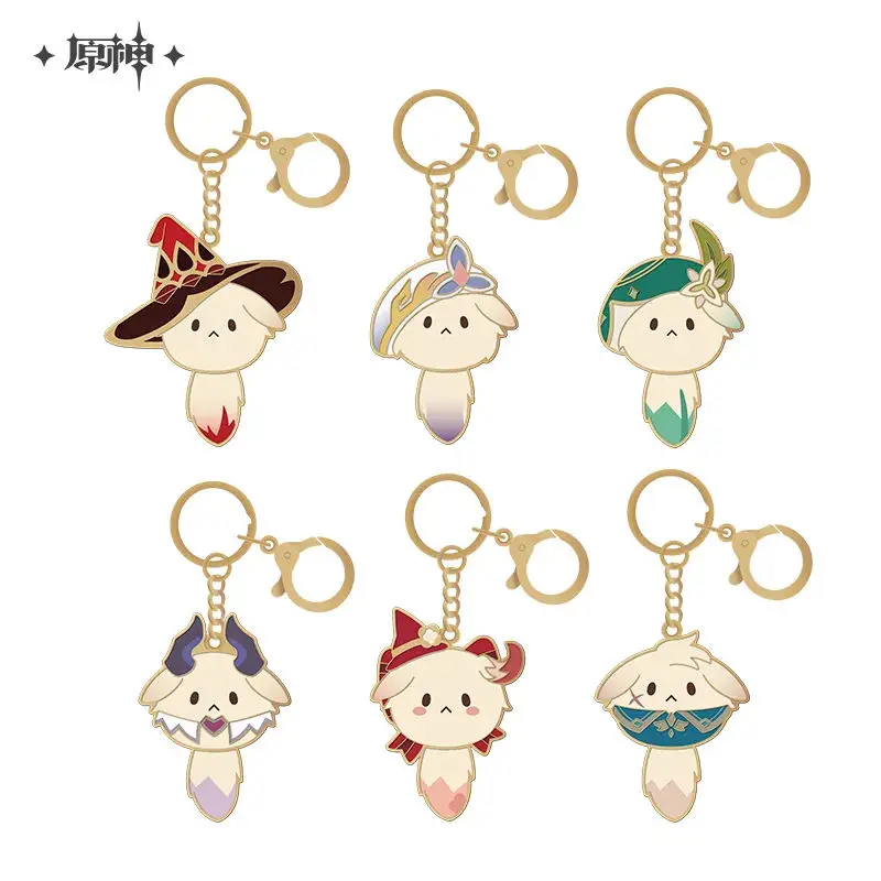 

[Genuine] miHoYo Game Genshin Impact Dodoco Metal Pendant Durin Klee Venti Nicole Alice Keychain Anime Prop Cosplay Xmas Gifts