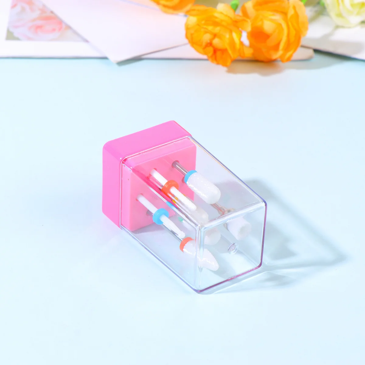 1 set di punte per trapano per unghie con sensazione al tocco confortevole, set di punte per trapano per unghie ricaricabili elettriche adatte per macchine per manicure