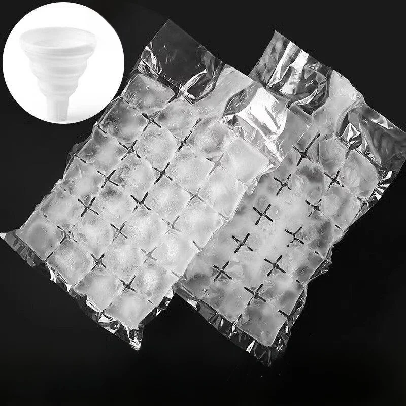 

Одноразовые герметичные пакеты для льда: креативные формы для льда, пакеты для кубиков льда с желе из маракуйи, для дома, кемпинга и путешествий