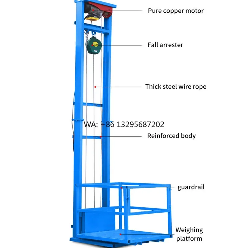 

Customized Lifting Platform Small Household Elevator Hydraulic Electric Mini Cargo Lift