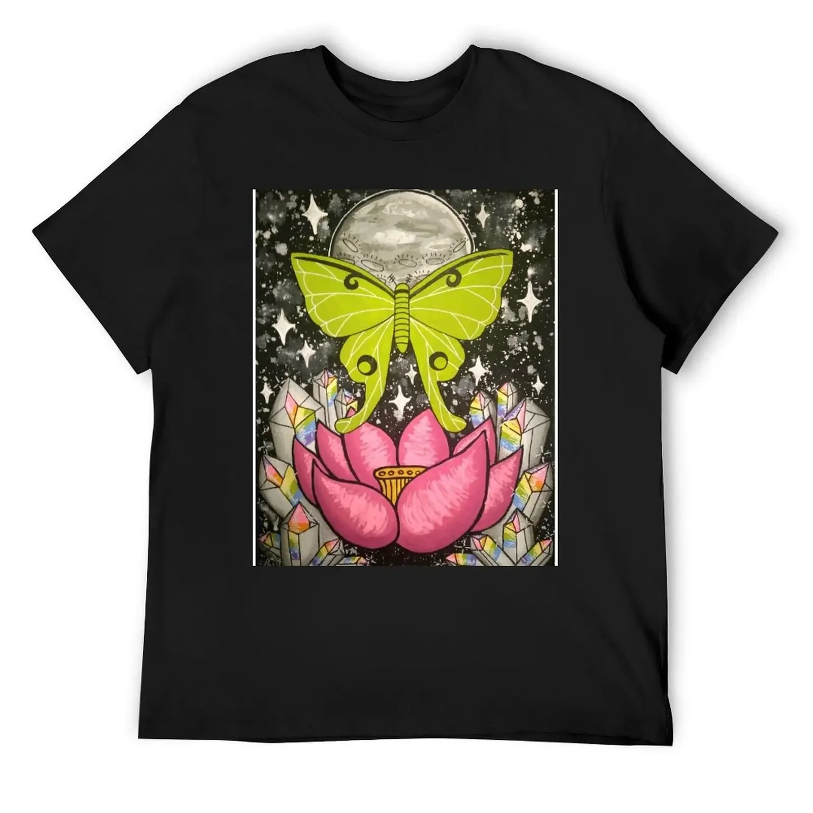 Lunar Moth T-Shirt custom shirt graphic t shirt vintage korean fashion sublime tee shirts for men