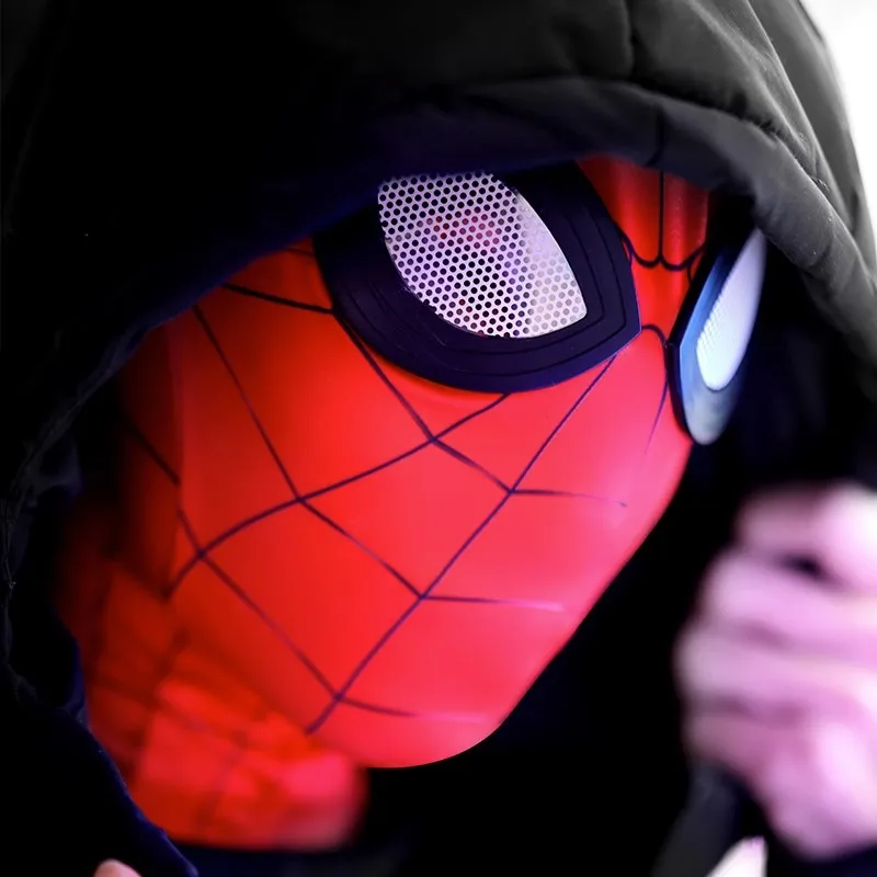 خارقة تأثيري حلي للكبار ، الرجل العنكبوت ، خوذة الرجل العنكبوت ، قناع هالوين ، الدعائم هدية ، الحرير الحليب ، ملحق