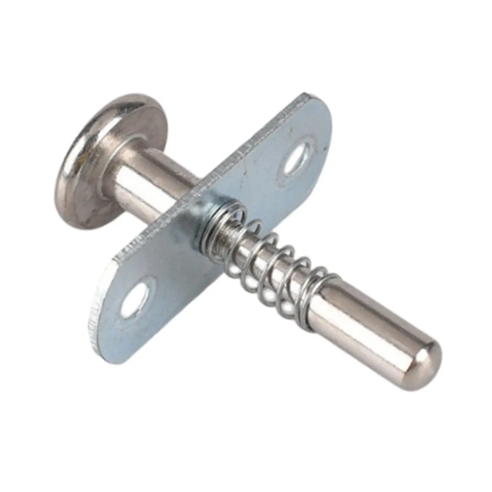 Spring Loaded Latch Durable Easily Installation Multifunctional Steel Plunger for Cabinet Window Screen Small Bed Cupboard Parts