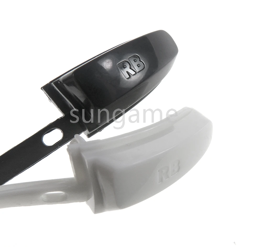 1 قطعة زر المصد الأبيض والأسود LB RB لوحدة تحكم XBox 360 الزناد الدليل المحيطي على قبالة إصلاح الجزء
