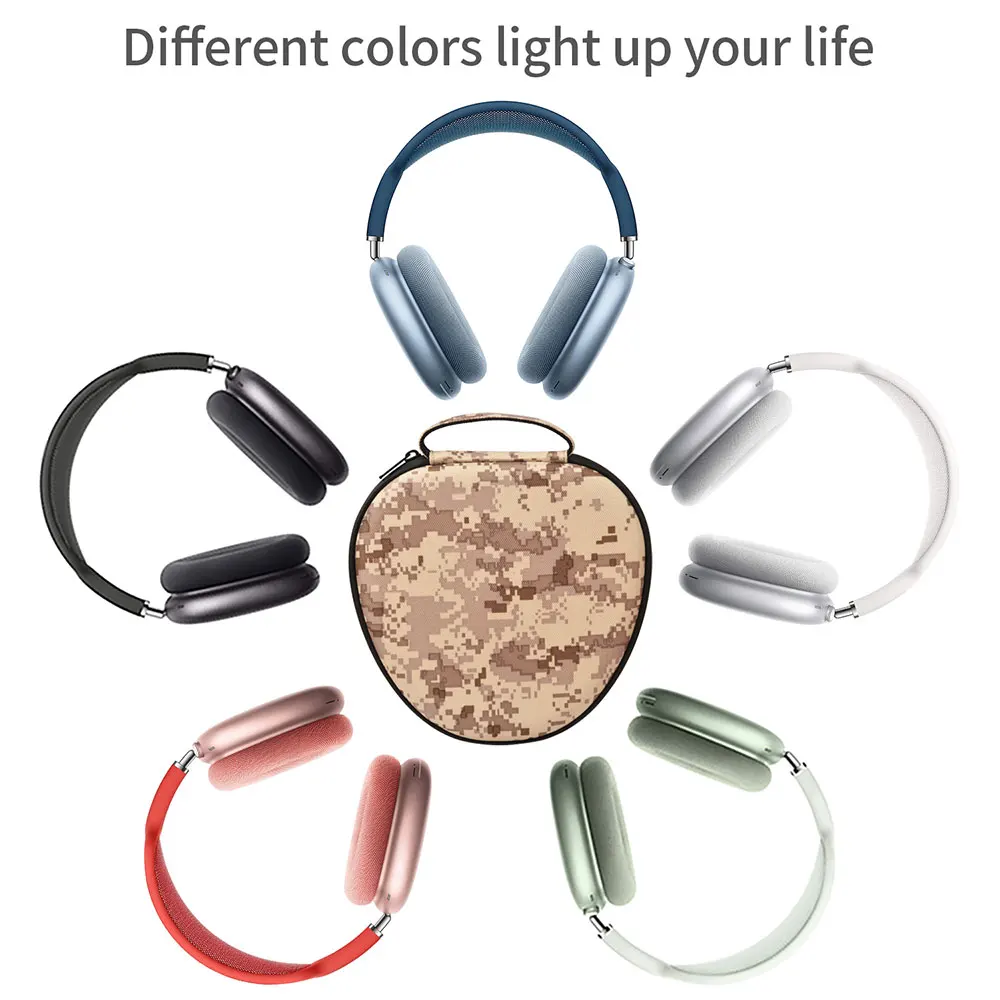Wiwu schützende intelligente Hülle für Airpods max mit automatischer Schlaf wasserdichte Hartsc halen tasche für Airpods max tragbare Trage tasche – Detail 19