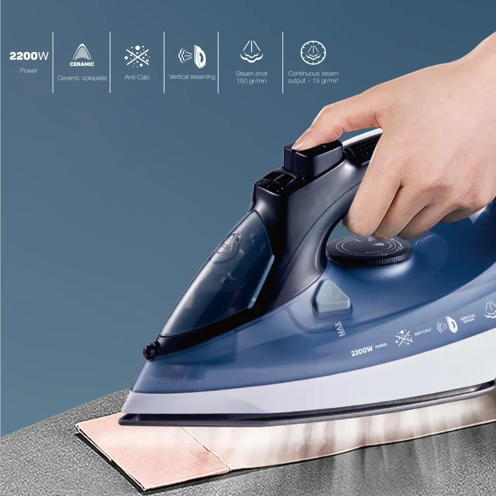 FirmHome StoreElectric Portable Steam Flat Pressing Iron For Clothes Linen Sewing Ironing System Machine Steam Generator Garment