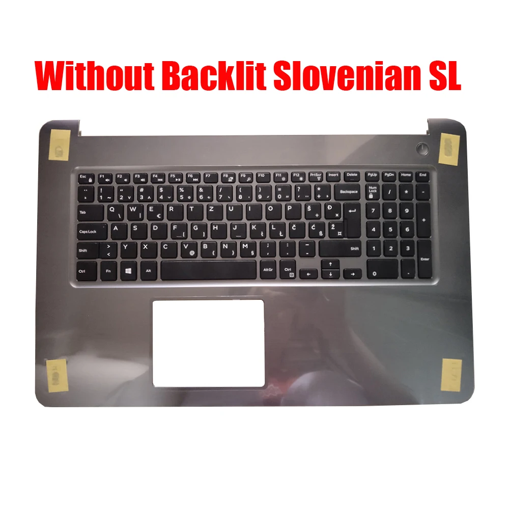 AR SL Keyboard Laptop Palmrest For DELL For Inspiron 5765 5767 04CFRC 4CFRC 0XKX18 0RD7KK Without Backlit Arabia Slovenian New