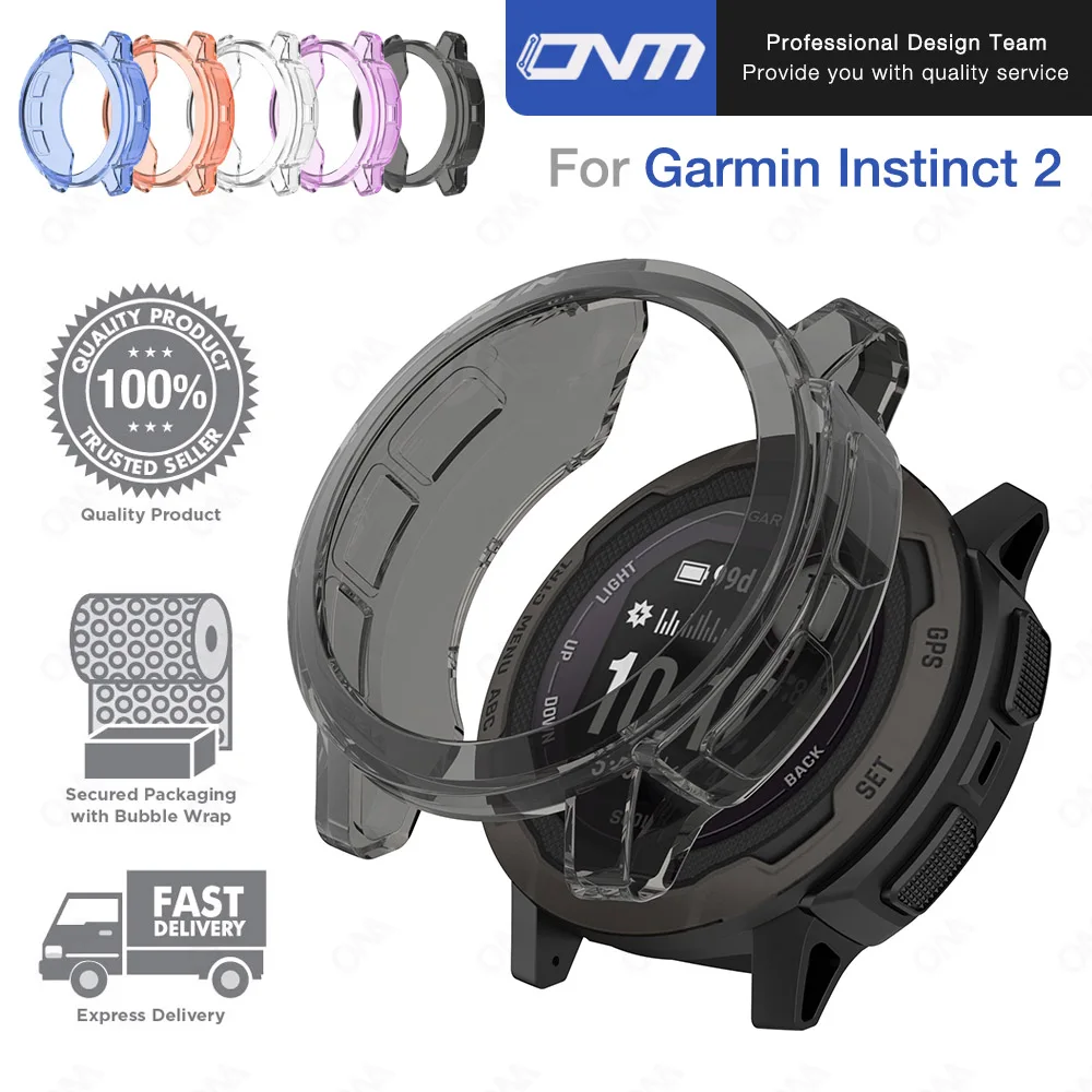 Transparent Soft Case for Garmin Instinct 2 2S Protective Bumper Cover for Garmin Instinct Smart Watch Protector Accessories