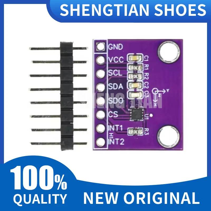 MCU-LIS2DH12TR LIS2DH12TR Three-axis Acceleration Module Sensor Development Board Replace ADXL345