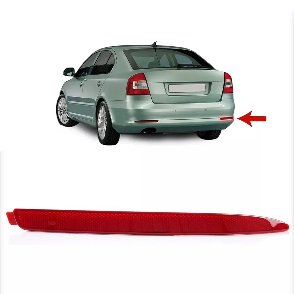 Car Right Rear Bumper Brake Lamps Reflector For Skoda For Octavia II 2 1Z 2009 1Z0945105A 1Z0945105 1ZD945105 Car Accessories