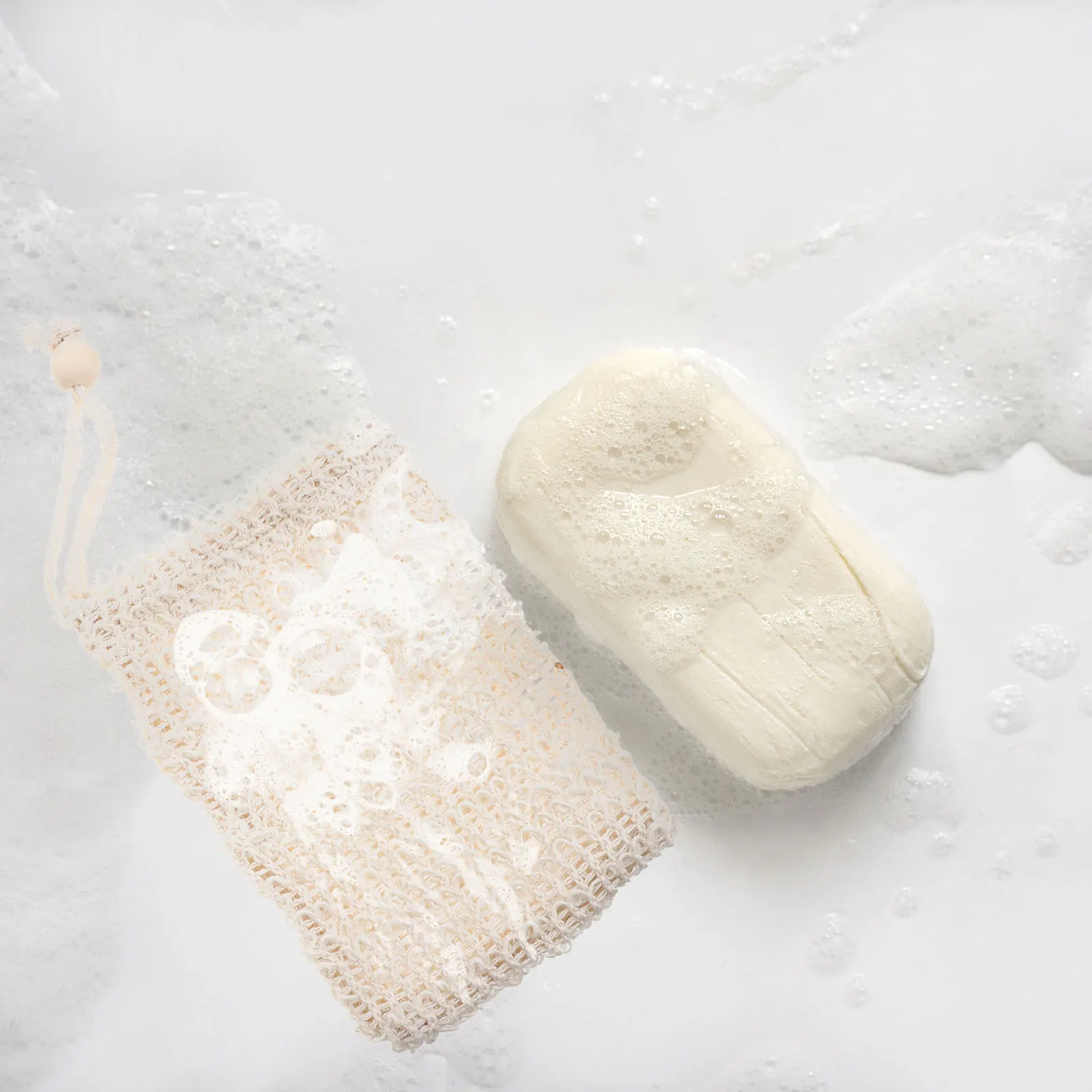 4 قطعة أكياس الصابون الشبكية القطن الكتان التقشير حمام الحقيبة دش الصابون التوقف الحقيبة فقاعة صافي للاستحمام تنظيف الجسم