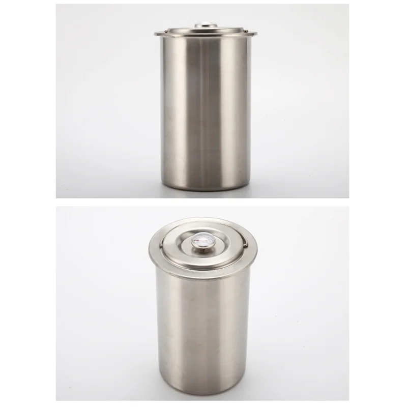 

TFORU-Press Ham Maker, Round Shape Stainless Steel Meat Press Machine For Making Healthy Homemade Deli Meat With Thermometer