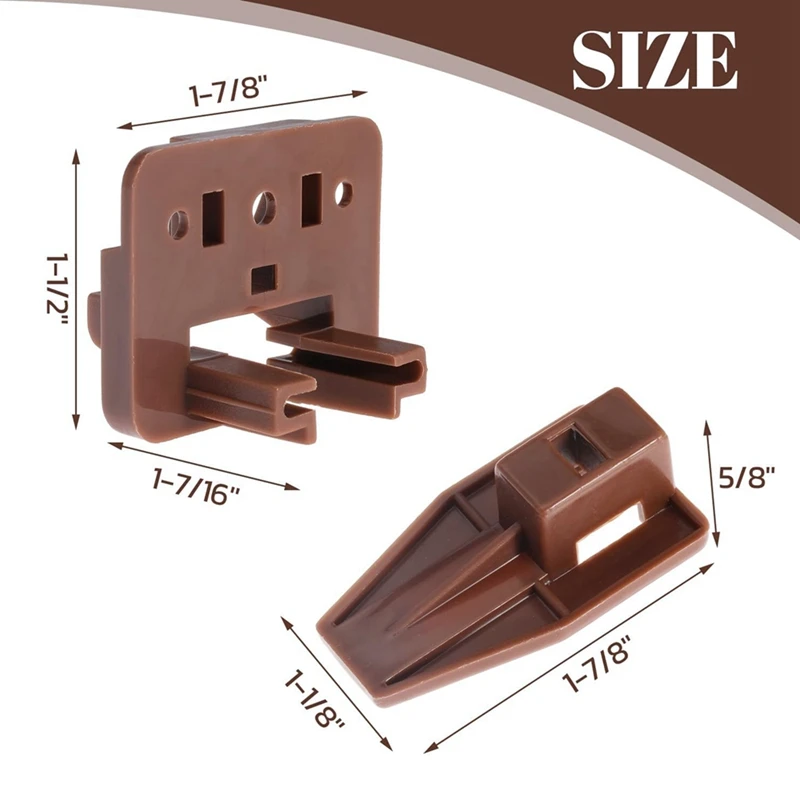 Guida per binario scorrevole per cassetti da 10 pezzi per cassetto con montaggio centrale per cassettiere e per sistemi di cassetti 1 comodino
