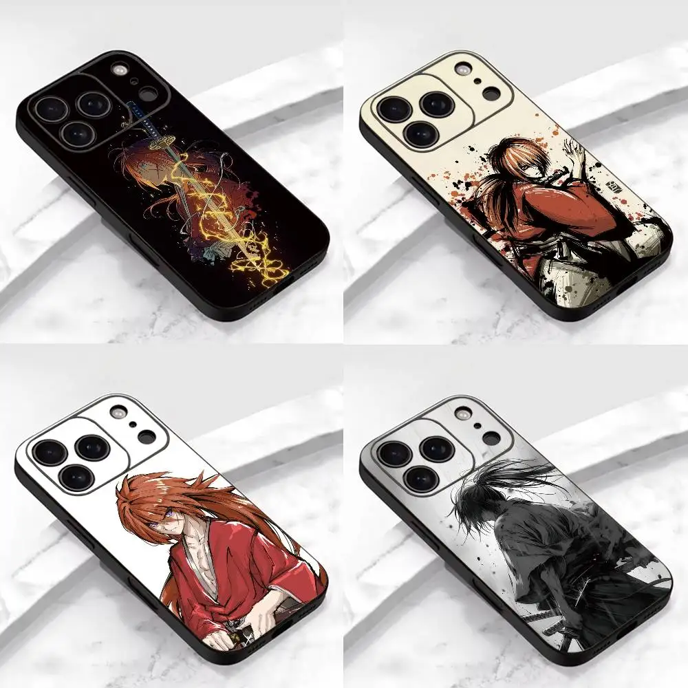 Rurouni Kenshin Kenshin Himura Phone Case Silicone Soft For IPhone 17 16 15 14 13 12 11 X XR Plus Pro Max Plus