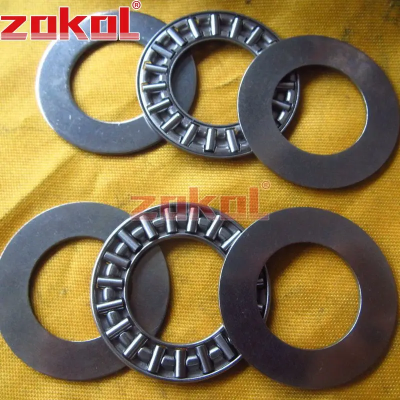 ZOKOL 2Pcs/lot AXK 0414 0515 619 0821 1024 1226 1528 1730 2035 2542 3047 3552 5578 6590 2AS Thrust Needle Bearing Plain Bearings