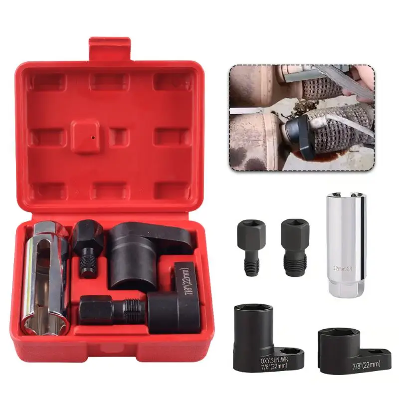 Kit de clés pour capteur d'oxygène automobile, jeu de douilles haute durabilité pour l'entretien professionnel des capteurs