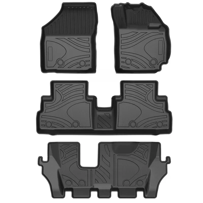 For SUZUKI ERTIGA 2018-2024 Car Floor Mat Special Waterproof 3D TPE Rubber Car Floor Mats Liner