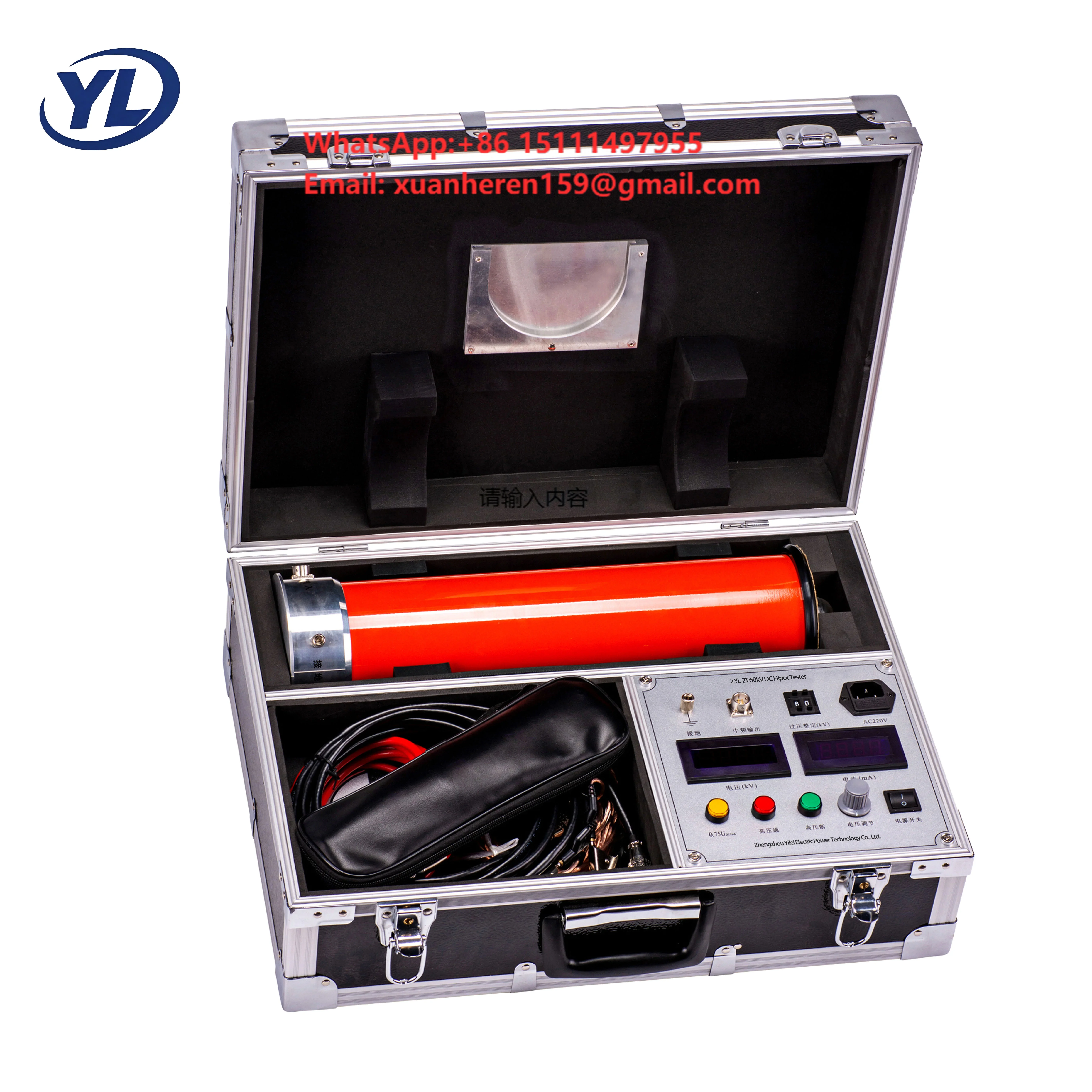 ZYL-ZF60kV 60kV Integrated DC High Voltage Generator Portable DC Hipot Tester for Cable and Arrester Test