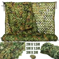 2X3M 6X6M Military Camouflage Net Swimming Pool Beach Gazebo Garden Sun Shelter Camo Army Canvas Netting Tent Jungle Desert