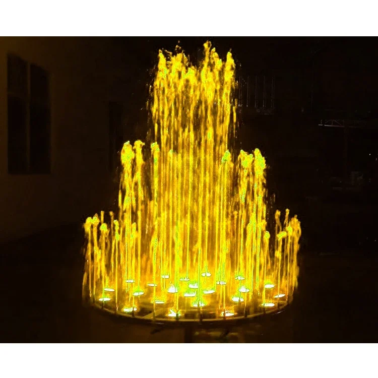 Small Outdoor Metal and Stone Water Music Fountain for Home and Hotel for Wedding Landscaping