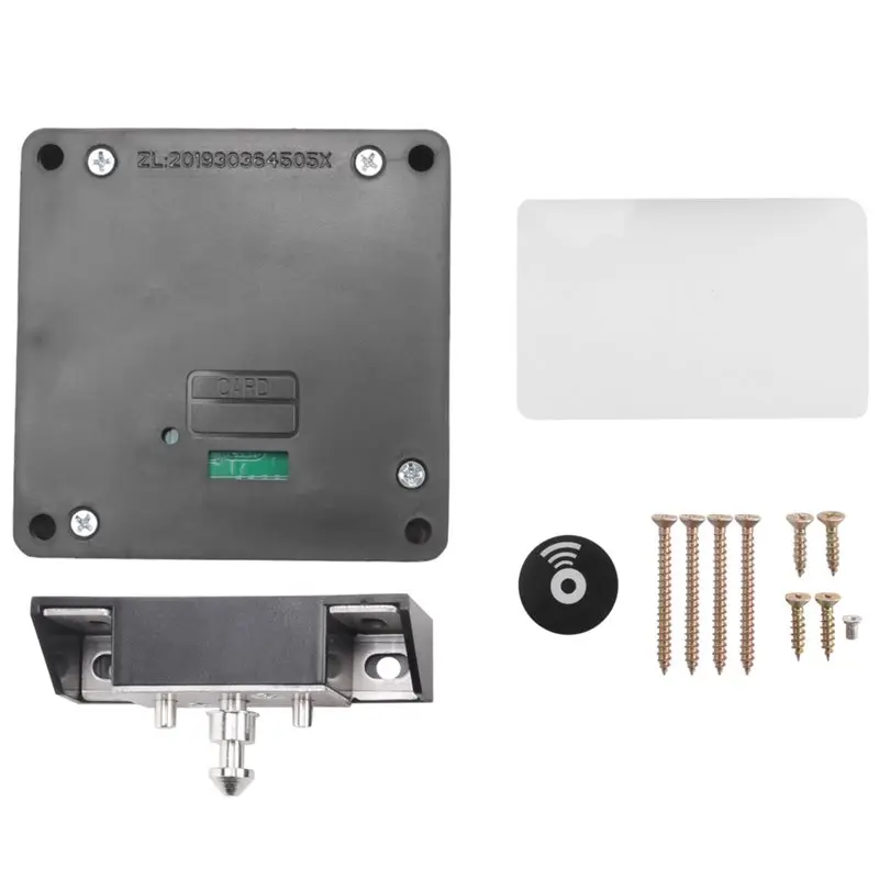 【FEEL THE DIFFERENCE 】2X Smart Wood Door Lock Keyless Invisible Electronic Lock IC Card Ttlock App Unlock Cabinet Locker Furnitu