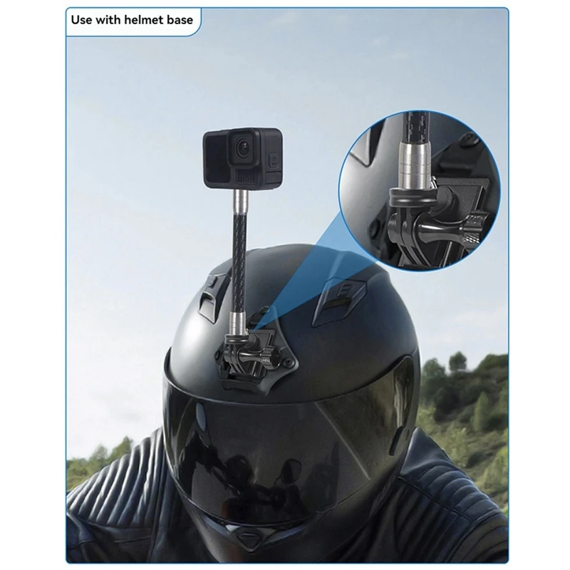 BNVN-1/4 удлинитель камеры, удлинитель камеры из углеродного волокна, кронштейн для экшн-камеры DJI Gopro Insta360