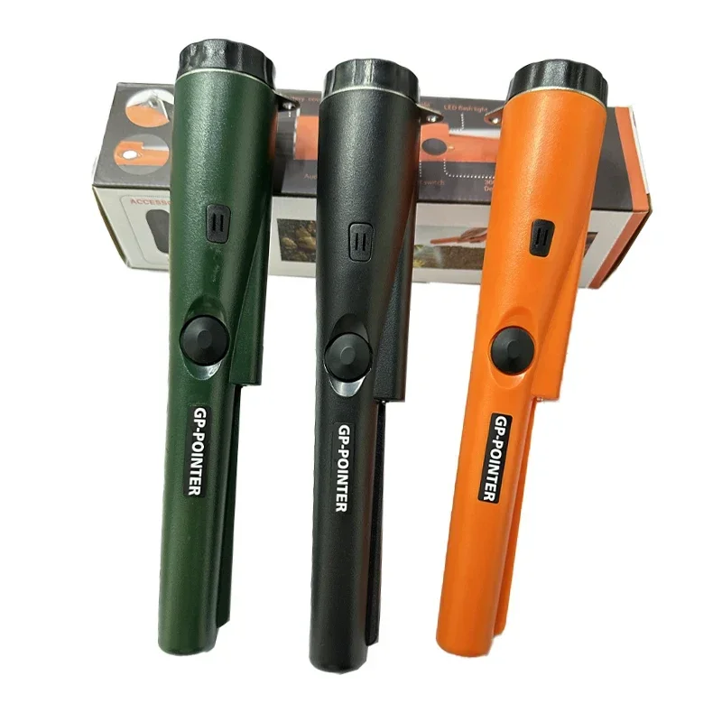 NEW Upgrade GP Professional Handheld Metal Detector Finder Pinpointer Probe Pinpointing Waterproof 360° pinpoint tip side-scan