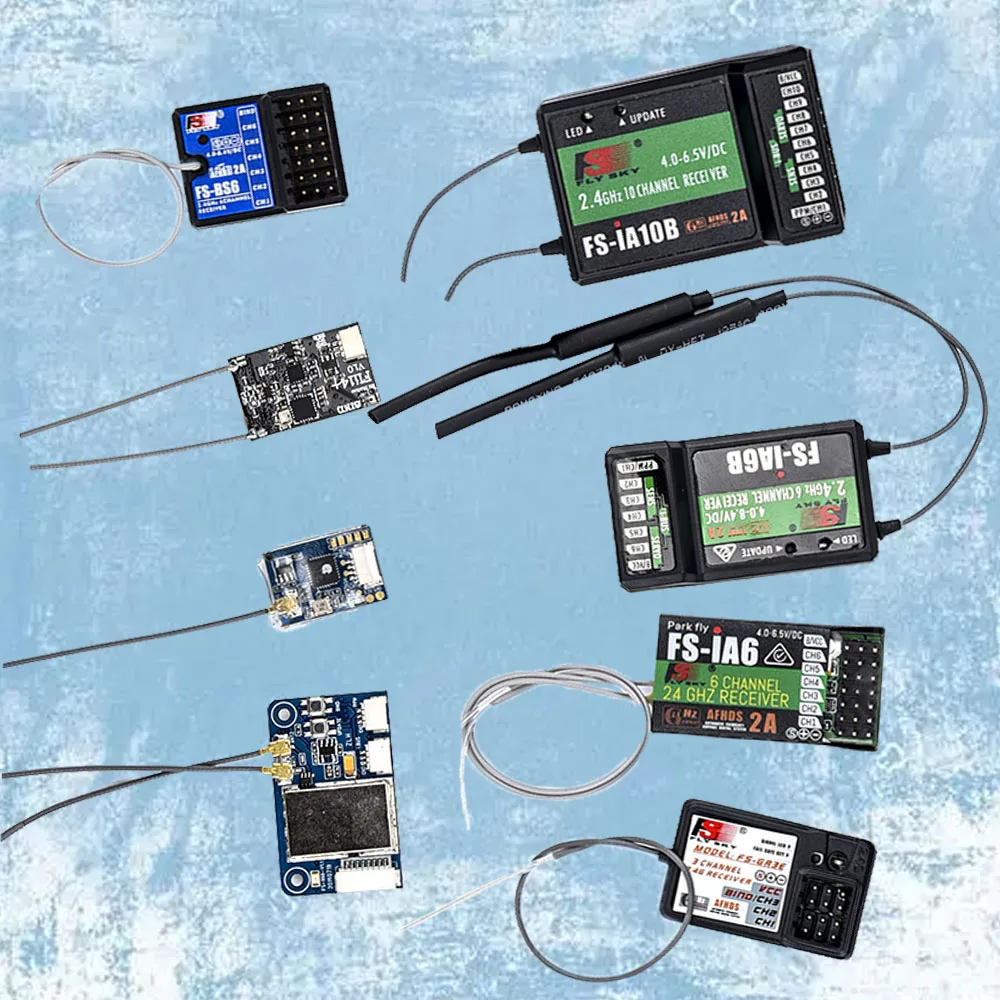 FS-iA6 FS-iA6B FS-iA10B FS-GR3E FS-X6B FS-BS6 FS-A8S レシーバー Flysky I6 I6X リモートコントローラートランスミッター RC パーツ
