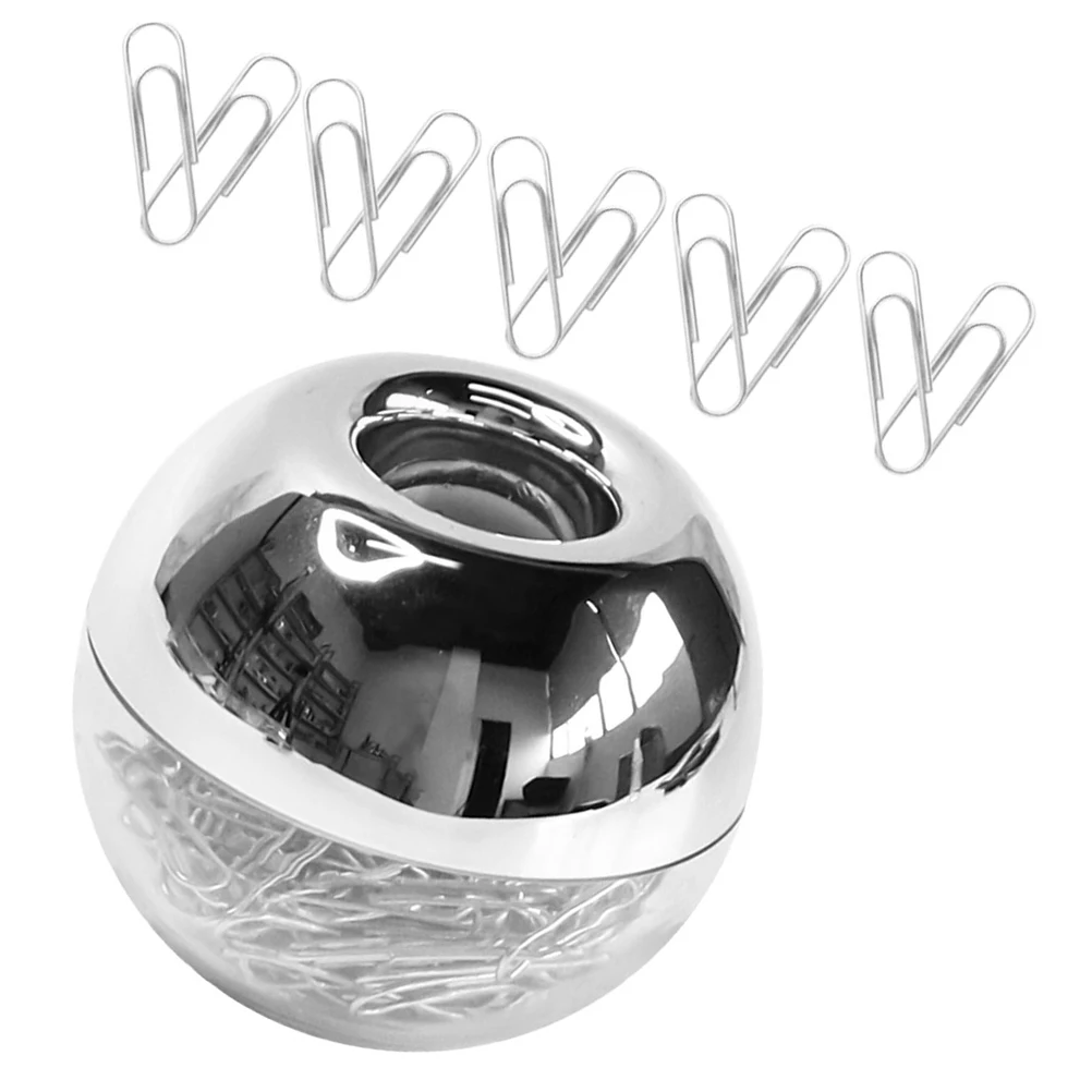 

Small Paperclip Set Silver Metal Office Supplies Decorative Clips for File Documents Stationery Study Tools