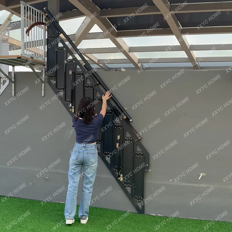 Dachboden einziehbare unsichtbare Wand-Klappleiter für den Haushalt