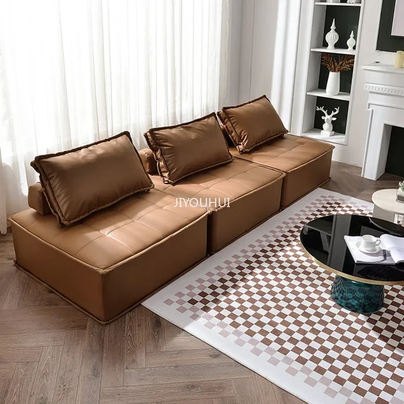 Unikalna sofa modułowa do salonu Pojedynczy salon Komfortowa designerska kanapa Tatami Ergonomiczna sofa do czytania Inflavel Meble do sypialni