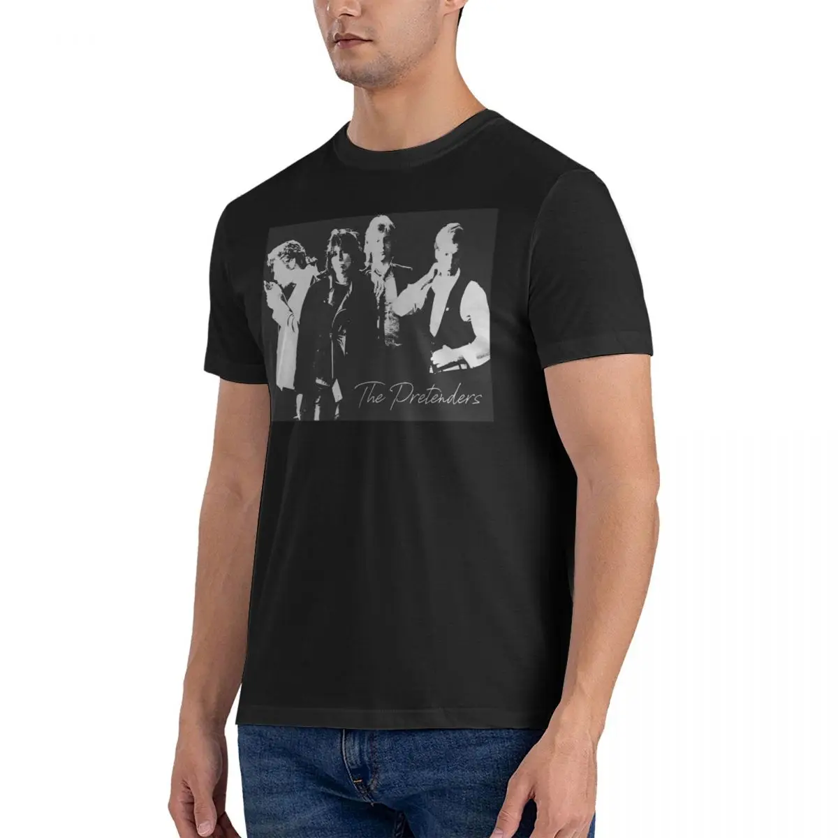 Band Rock British American Founding Songwriter Chrissie James Pete Martin T-Shirts Men The Pretenders Vintage Gift Idea Clothing