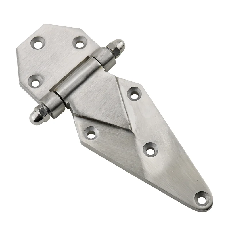 304 Stainless Steel Heavy Duty Hinge With Bearings For Flat Doors On Refrigerated Trucks Industrial Machinery Equipment