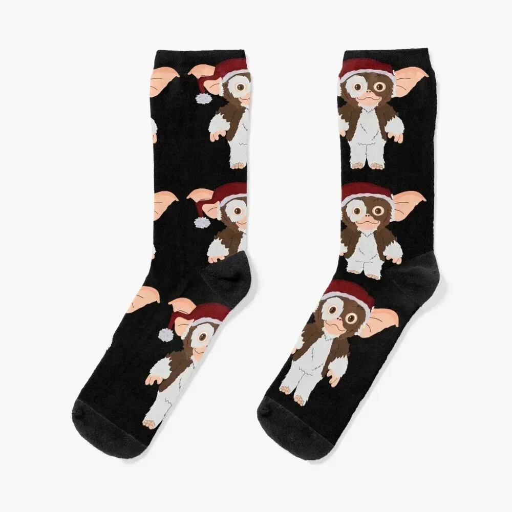 gremlins gizmo in christmas hat Socks tennis crazy warm winter Mens Socks Women's