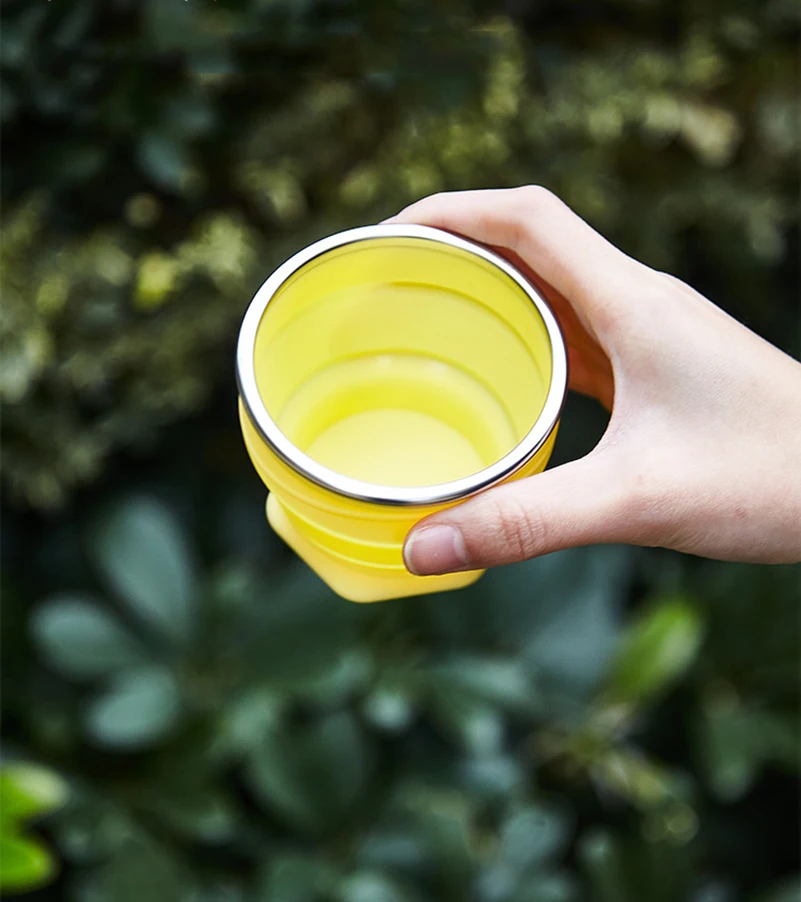 

Macaron Cup Cute Cute Fun Folding Water Cup 180ml Compressed Cup