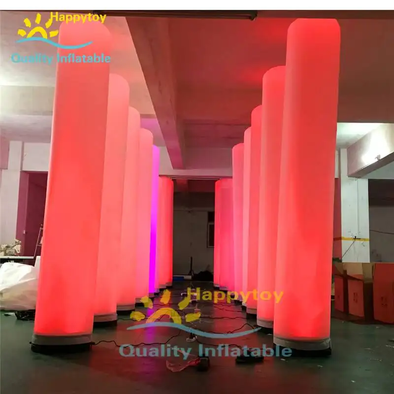 

e Party Event Inflatable Colorful Led Pillar Lighting Column Colorful Led Pillar