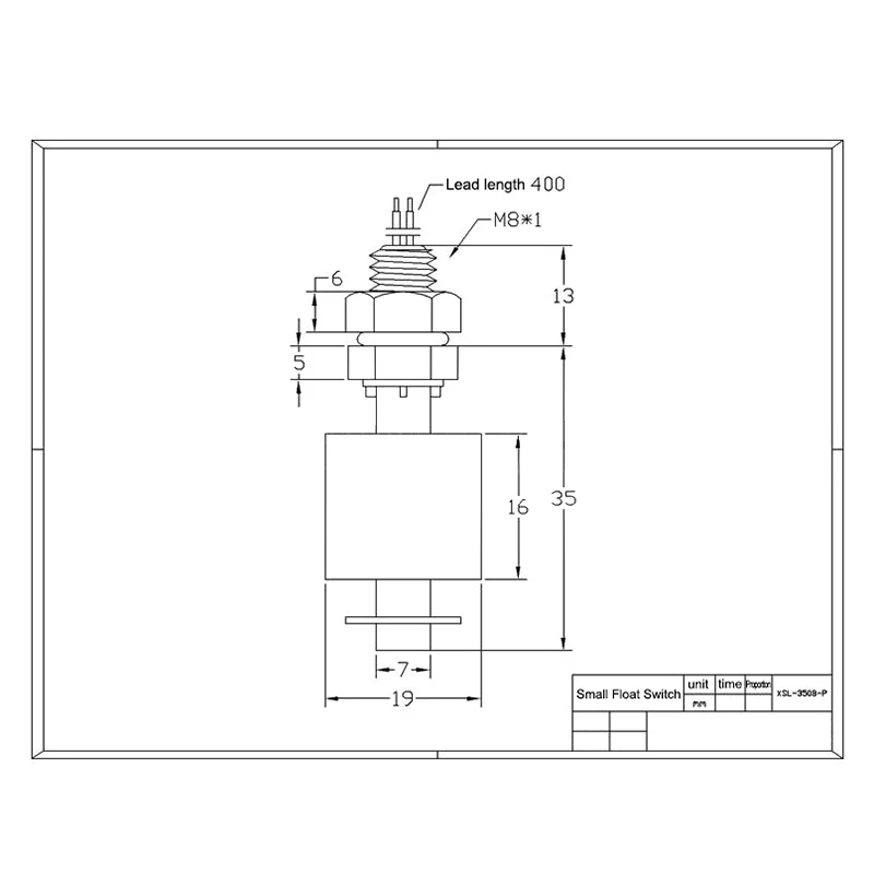新しい PP フローティング ボール スイッチ液体水位センサー水平フロート スイッチダウン