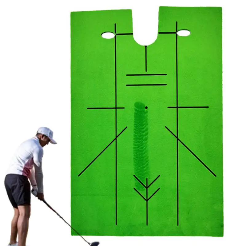 Golf Putting Green Mat Dziecięca mała mata treningowa do gry w golfa Dorośli Nastolatki Poprawiająca mata do gry w golfa do gry w golfa