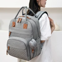 Sac à dos pour couches Sac à dos pour bébé Essentials Travel Tote Multifunction Waterproof with Changing Station Pad Stroller Straps Big for Mommy 6