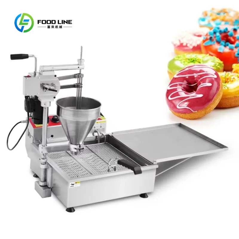 Customized Professional Fully Automatic Commercial Donut Deep Fryer Machine Industrial Donut Machine