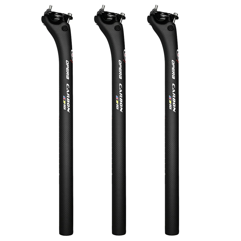 New Carbon MTB Seatpost Offset 20mm Mountain Bike Seat Tube 27.2/30.8/31.6 Ultra-light Gloss/Matte Road Bicycle Seat Post