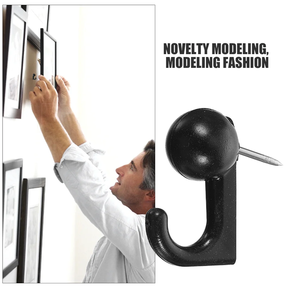 60개입 푸시 핀 훅 금속 다용도 압정 홈 오피스 사진 걸이 게시판 코르크 디스플레이 핀