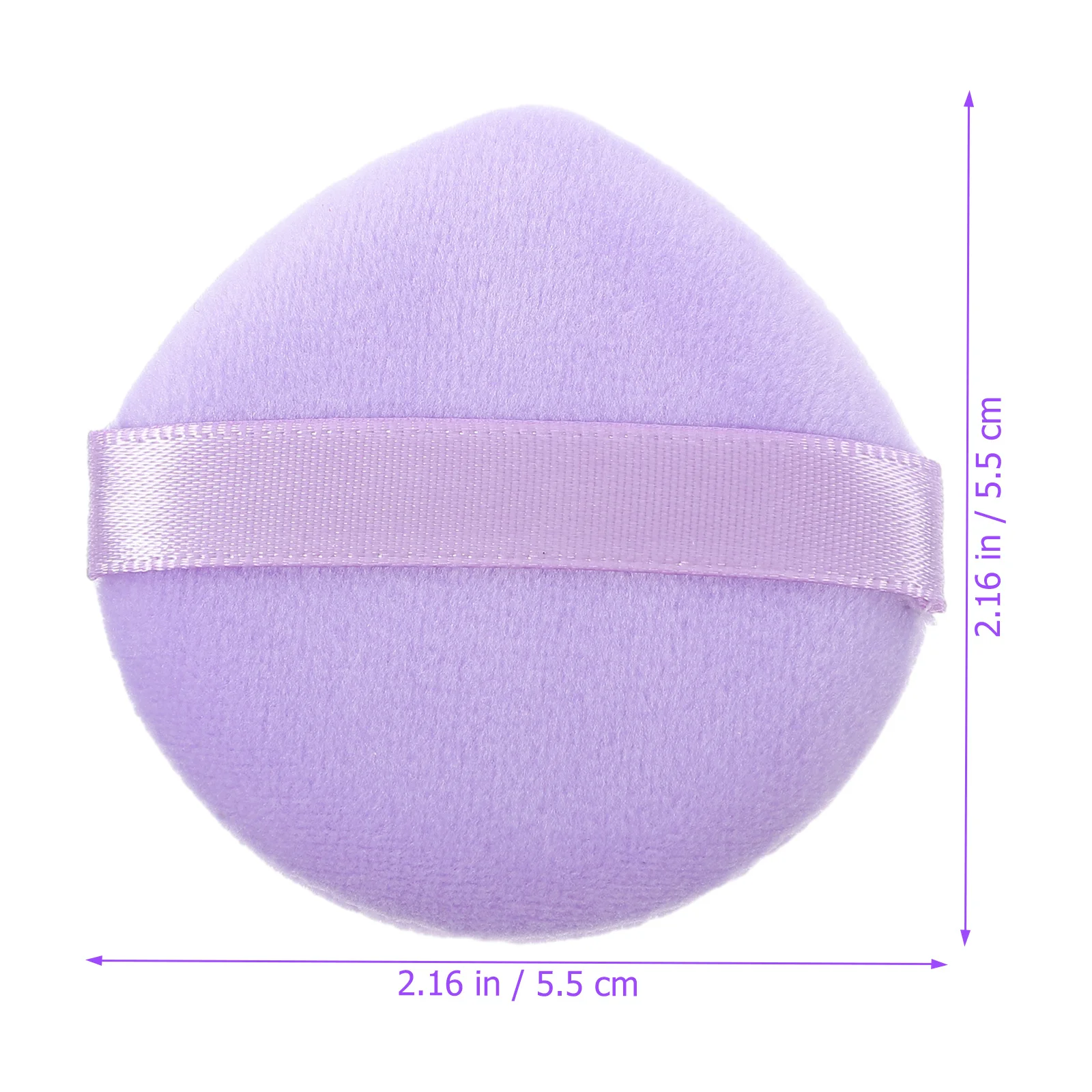 10 Uds. De esponja pequeña para polvo, maquillaje portátil para mujer, esponja para dedos para base en polvo suelto, maquillaje corrector