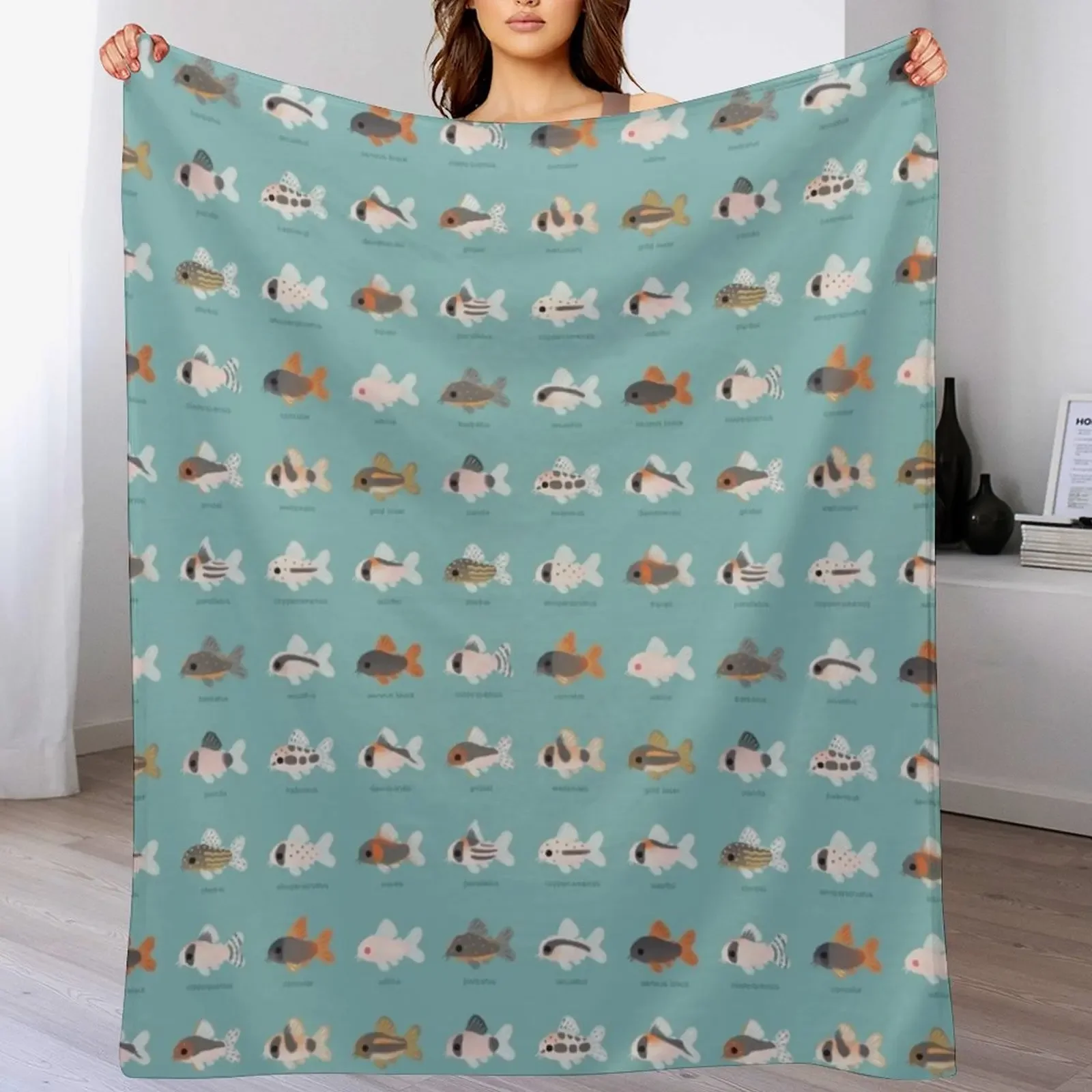 

Corydoras! Throw Blanket Warm Comfortable Blanket for Office Napping
