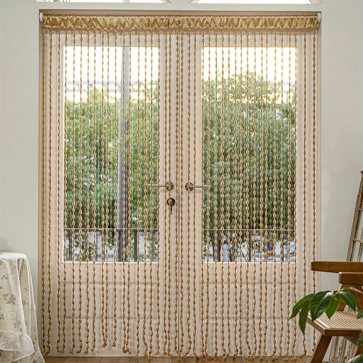 

Beaded Curtains For Courtyard Doors And Beaded Door Curtains Salon Decorative Curtains Door Curtains Lantern Curtains