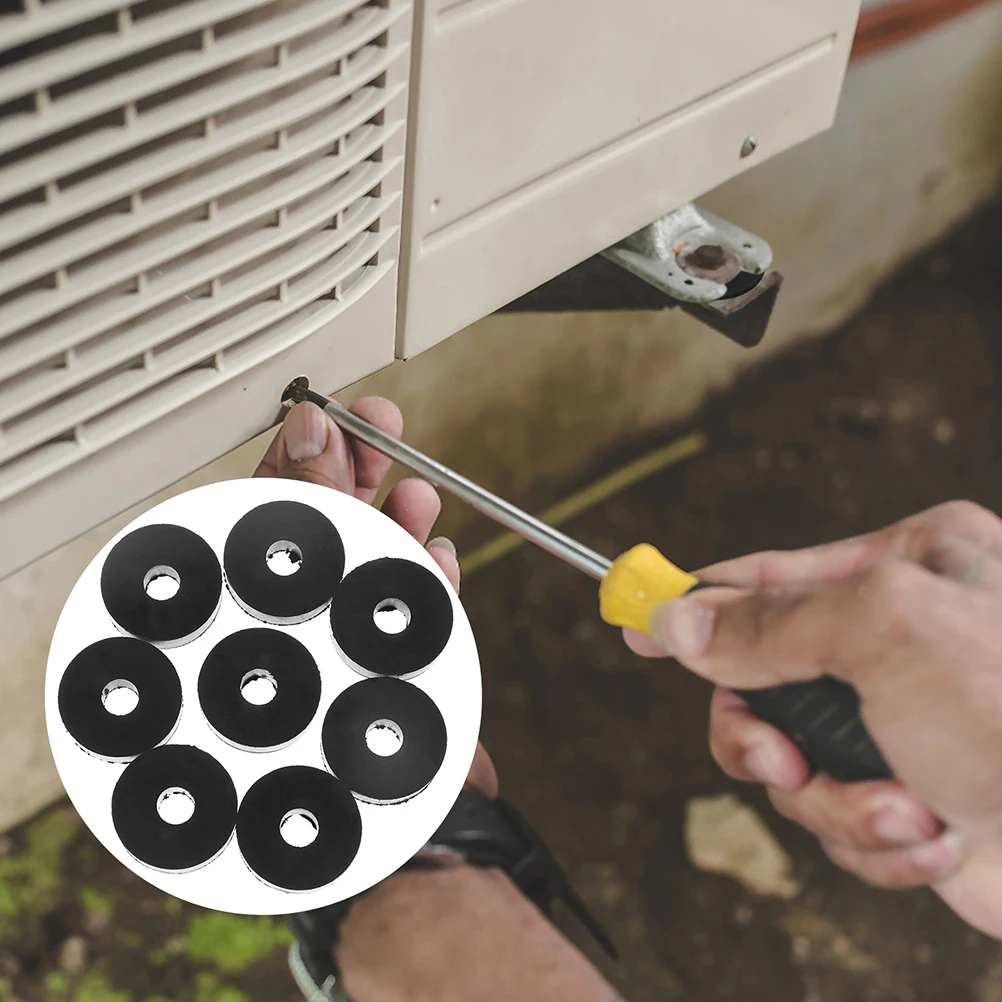 

25pcs Rubber Washers Vibration Suppression Blocks Non-Slip Resistant Equipment Pads For Household Appliances Vehicles