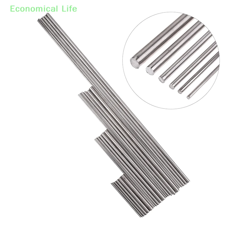 

Assorted Stainles Steel Solid Round Rod 3-10MM for Crafting, 1/2/3/5/10 Pcs Lathe Bar Stocks