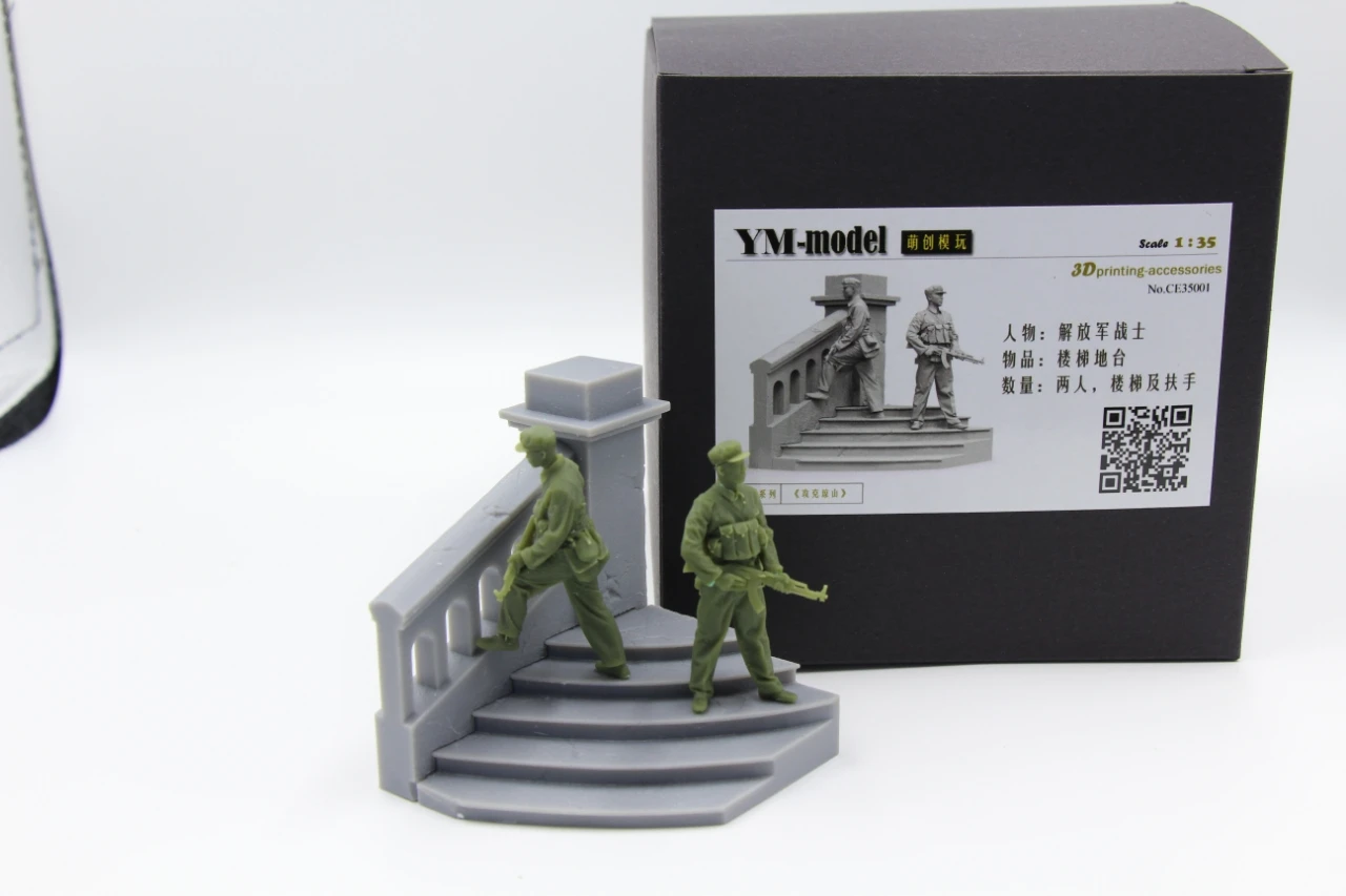 YM Modello Originale 1/35 Guerra del Vietnam Soldato Cinese Figurina In Resina CE35001