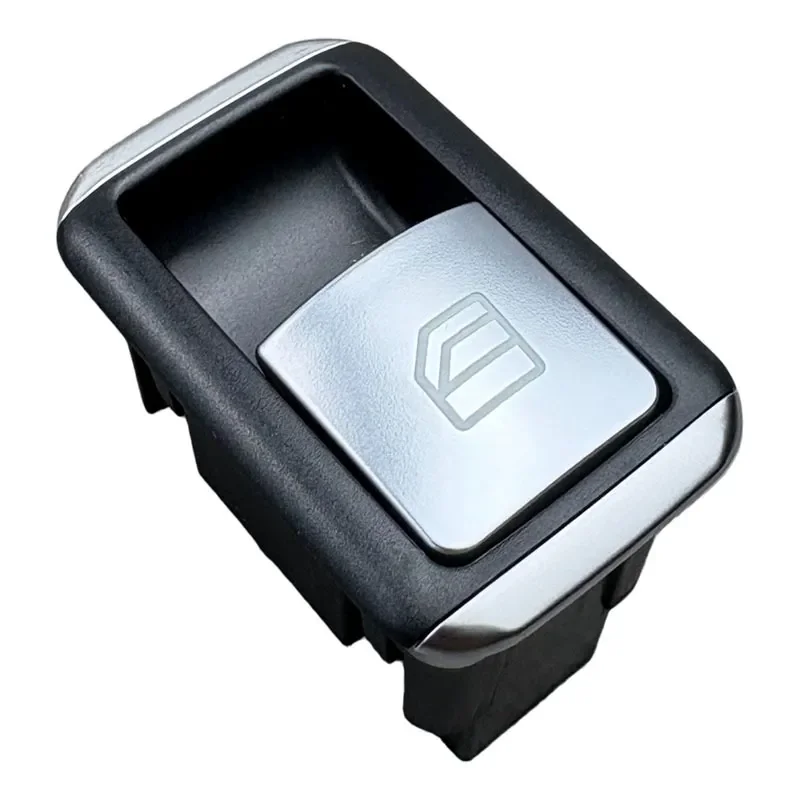 For Mercedes Benz A B C E Class GLA GLK GLE GLS CLA Window Lift Switch Electroplated Silver Power Glass Control Button 5